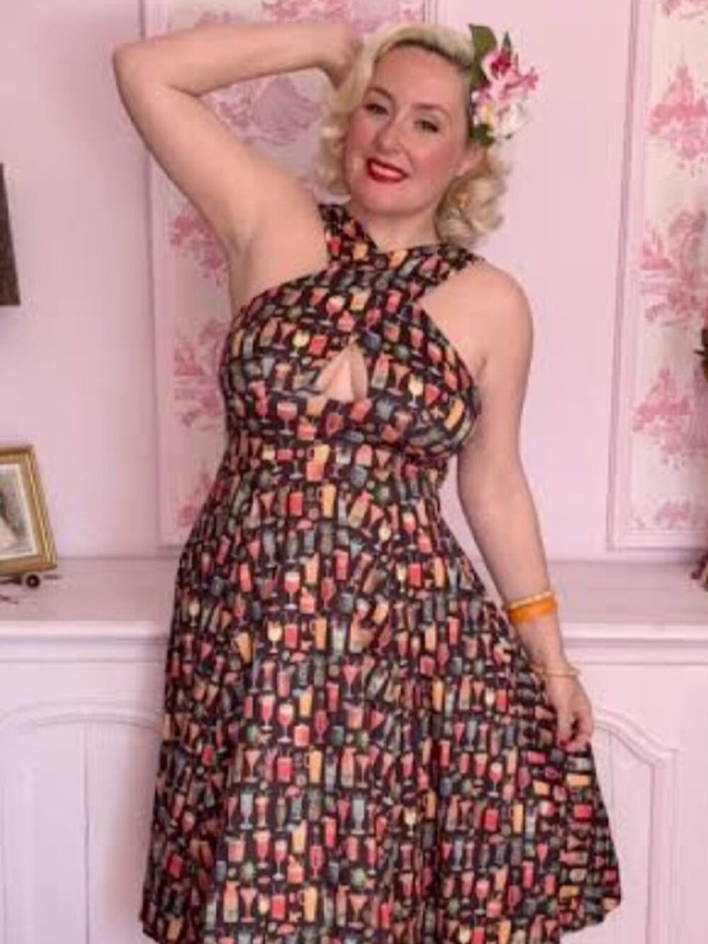 Rebel Love Bahama Mama Tiki Dress XL NWT Elle Rebel